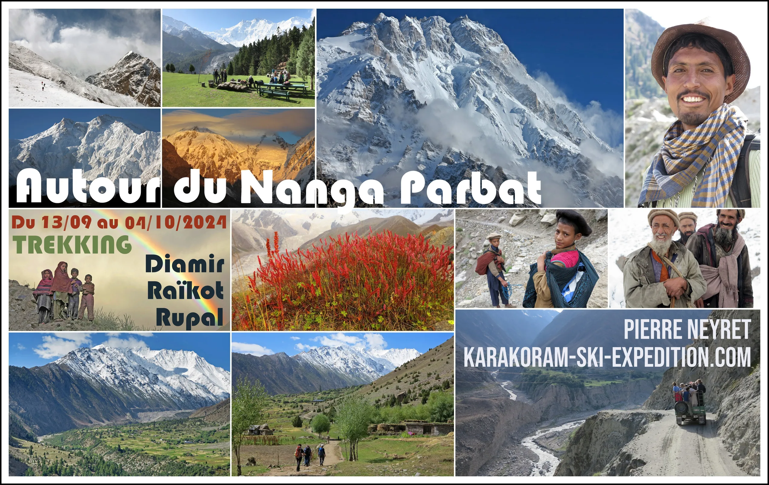 Affiche voyage Autour du Nanga Parbat