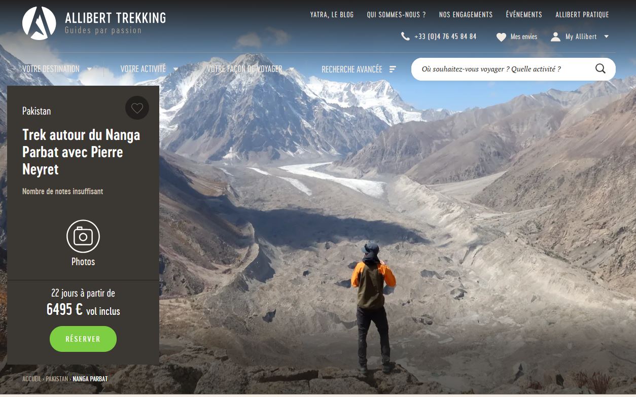 Trek autour du Nanga Parbat avec Pierre Neyret